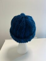 Bonnet crochet bleu Azur – Fait main – Image 2
