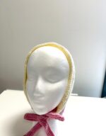 Bonnet a nouer crochet Rosalie – Fait main – Image 3