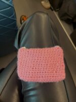 Porte cartes rose crochet – Douceur Sucrée – Image 4