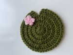 Nélia – Dessous de Verre Fleur Nénuphar au Crochet – Fait Main – Image 3
