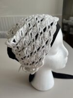 Nuage – bandana ete blanc au crochet – Fait main