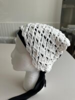 Nuage – bandana ete blanc au crochet – Fait main – Image 3