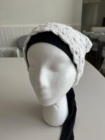 Nuage – bandana ete blanc au crochet – Fait main – Image 4