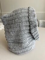 Brume – balaclava grise au crochet – Fait main – Image 3